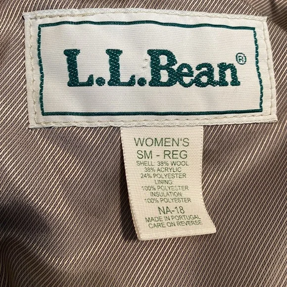 Vintage LL Bean Wool Swing Coat with Hood - Picture 12 of 16